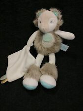 Doudou peluche pantin mouchoir  ours Frisounours Babynat Baby'nat  Etat neuf