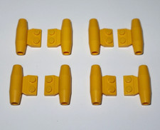 Lego ® Lot 8 Réacteurs Avion Jaune Yellow Engine with 1 x 2 Side Plate 3475