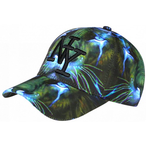 Casquette enfant lion bleue - casquette,