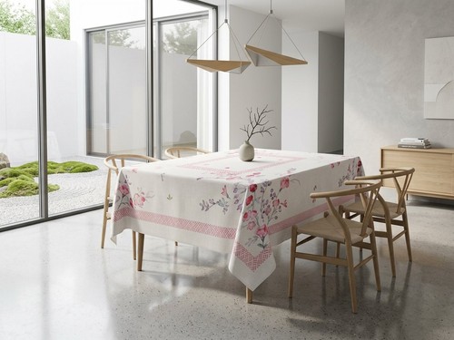 Nappe carré anti tache tissu