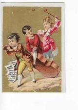 CHROMO  MUSICIENS  TRIO DE CONTREBASSE