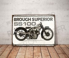 Plaque métal vintage Brough