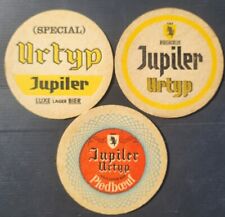3 Anciens sous-bock bière JUPILER  Piedboeuf Urtyp 