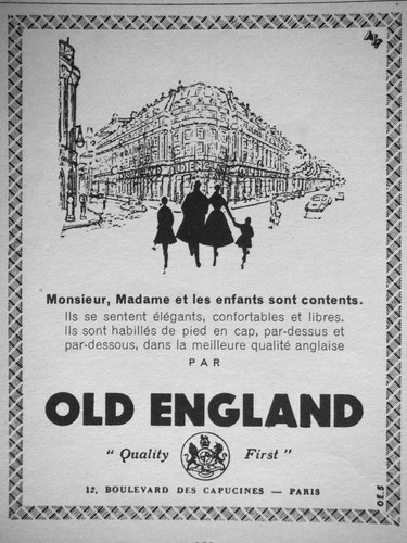 Publicité old england - england, quality