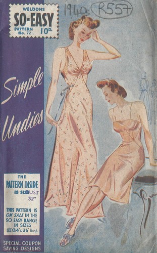 1940s vintage couture motif - 1940s,