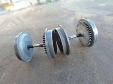 JeP Jeu 2 essieux roues noires avec bagues pour BB 8101 en TBE d'origine