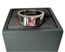 Bague Tank Cartier Or Blanc 750 