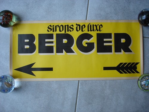 Ancienne affiche publicitaire - ancienne,