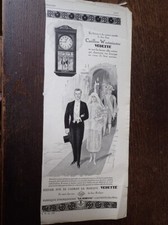 Carillon WESTMINSTER VEDETTE SAVERNE + JACOB DELAFON pub papie ILLUSTRATION 1926