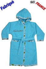 Peignoir enfant prénom brodé