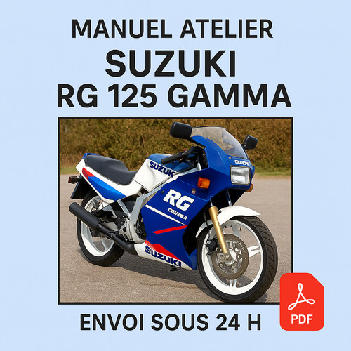 Manuel atelier suzuki rg125 - atelier,