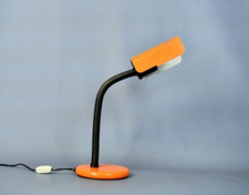 Lampe de Table Réglable Targetti Orange Design Moderne 1970