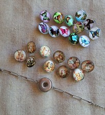 Bracelet boutons pression en