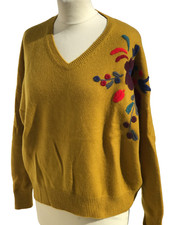 Splendide et original top pull Eric Bompard 100 % cachemire Taille XL