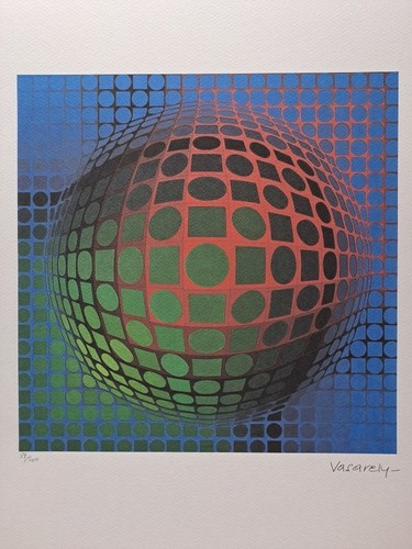 Signé victor vasarely op - victor,