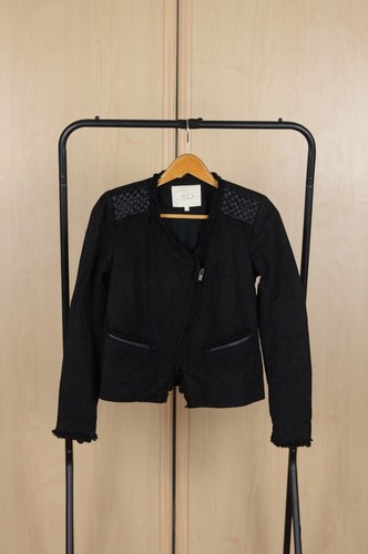Maje cotton jacket - jacket, lambskin