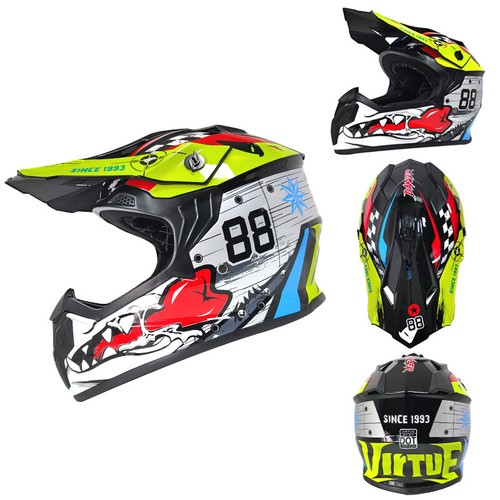 Casque homologué mini moto - homologué,