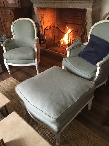 Paire fauteuils bergères - paire,