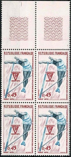 France 1970 athletisme bloc x - france,
