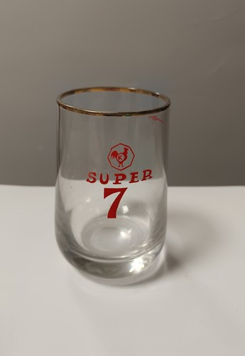 Verre bière ancien super 7 - ancien,