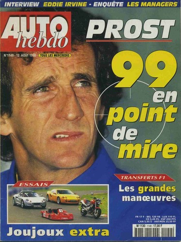 Auto hebdo 1149 08 1998 - auto, n°1149