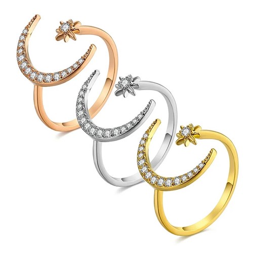 Bague femme lune - ✨💍,