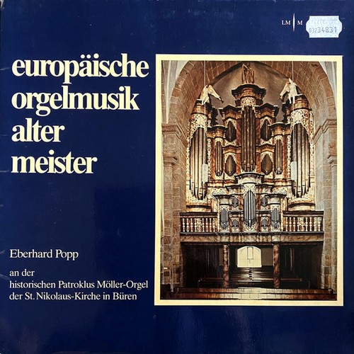 Eberhard popp musique orgue - popp,