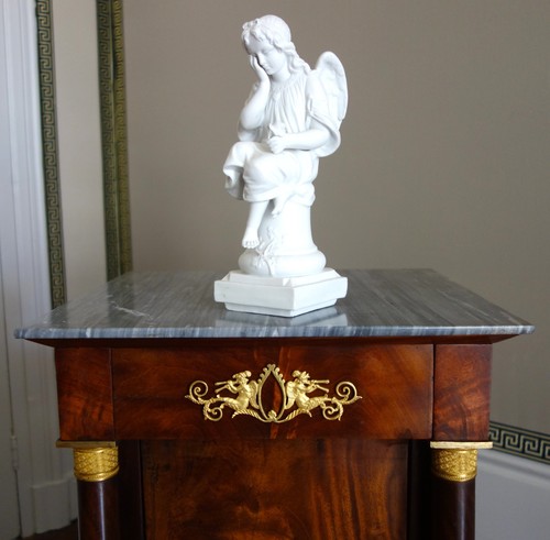 Biscuit porcelaine statue - biscuit,