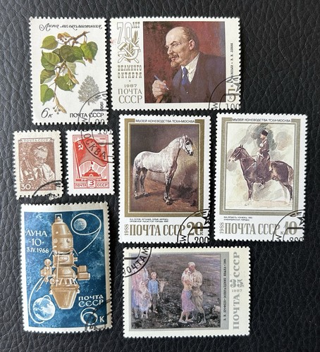 Lot timbres de russie - 8,