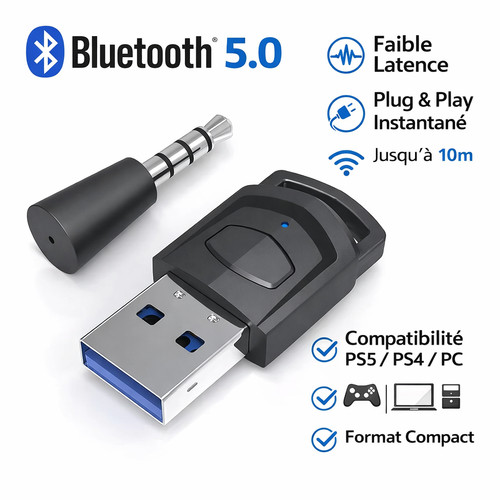 Adaptateur bluetooth ps5 - adaptateur,