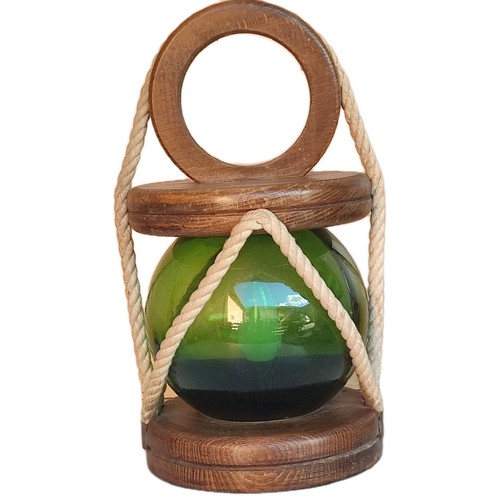 Ancienne lampe marine boule - marine,