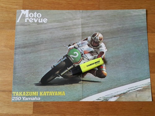 Vintage poster yamaha 1977 - yamaha, tz