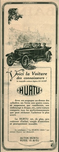 Publicité ancienne automobile