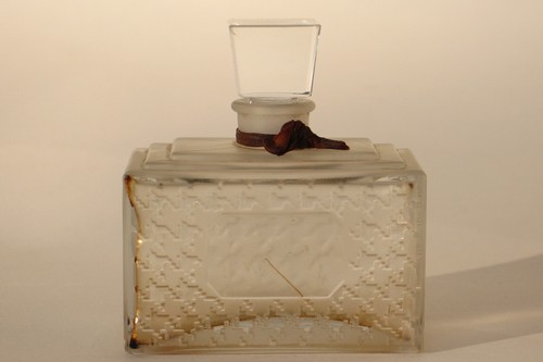 Flacon parfum ancien motif - parfum,