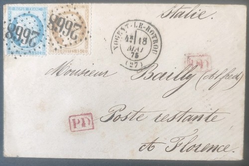 Lettre france avant - france, 1900