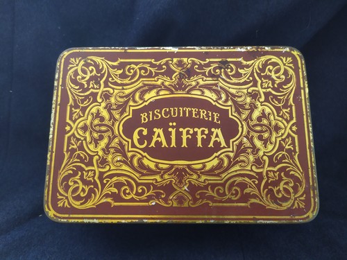 Boite publicitaire biscuiterie