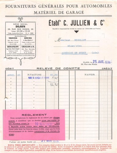 1936 fournitures generales - fournitures,
