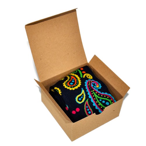 Mens socks gift - mens, paisley