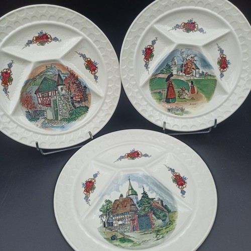 Sarreguemines assiettes à - -,