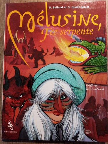 Mélusine fée serpente - bd,