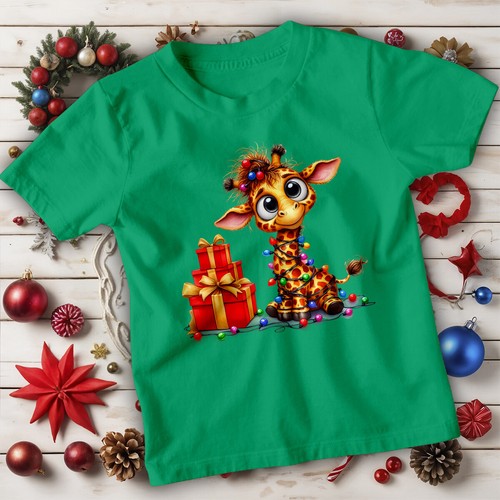 Shirt giraffe lumières de - t-shirt,