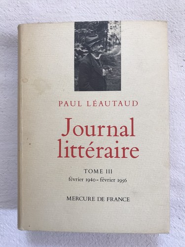 Journal littéraire tome - journal, iii