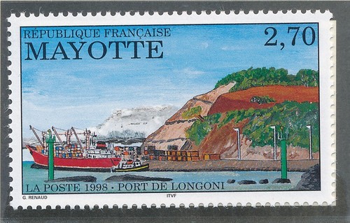 Timbre mayotte neuf sans - mayotte, 53**