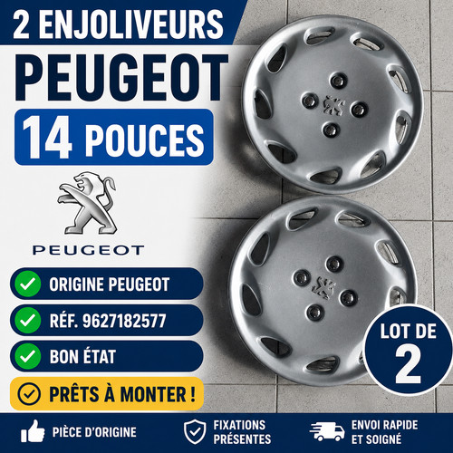 Lot enjoliveurs peugeot - de,