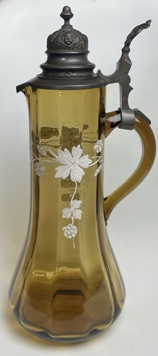 Aiguière verre étain - aiguière, en