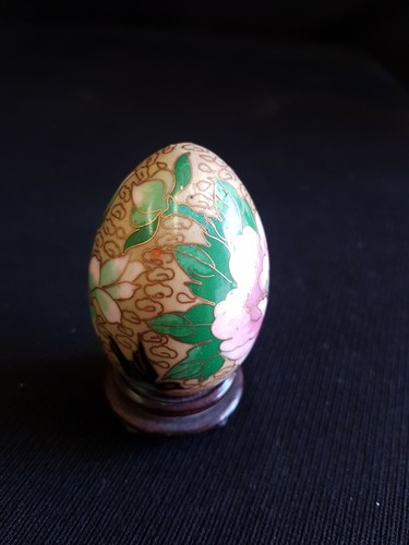 Oeuf cloisonné 6cm - 6cm, diam