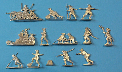 Plats étain zinnfiguren - d'étain,