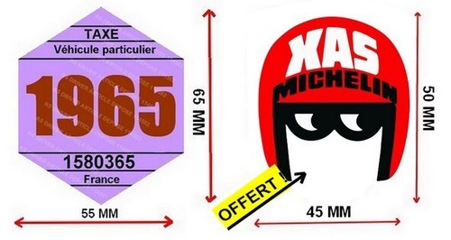 Vignette fiscale 1965 - fiscale,