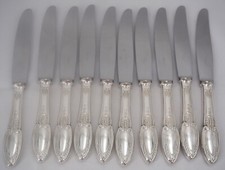 Ercuis Empire, 10 couteaux à