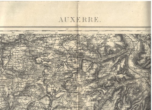Auxerre carte état - auxerre,